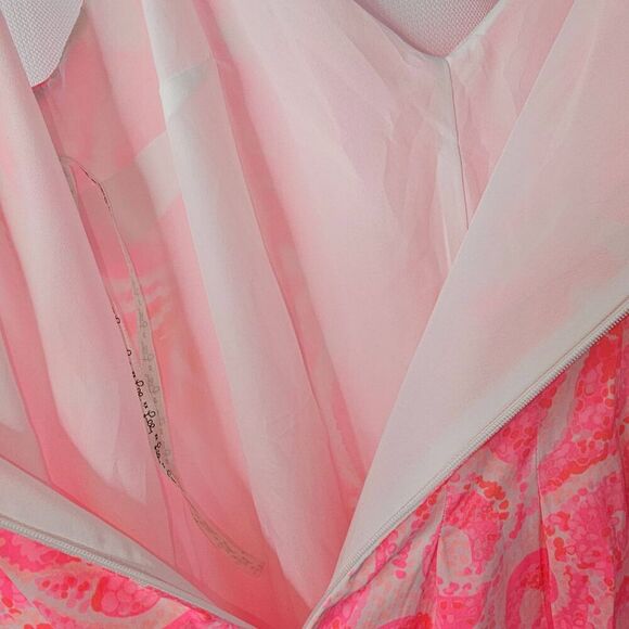 Lilly Pulitzer Dress Womens 6 Pink Adjustable Straps Preppy Resort Romper - Picture 9 of 13